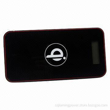 Wireless Portable Power Bank with 5,000mAh and LCD Display Indicator